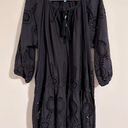 Melissa  Odabash Ashley black Coverup Eyelet Kaftan, Size L Photo 1