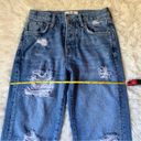 We The Free Free People  Distressed Button Fly High Waisted Jeans Photo 8