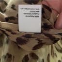 Nine West NEW  Blouse XS Cheetah Print Button Collar Long Sleeve Chiffon Top Photo 7