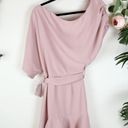 Elliatt  NWT Vigo Off Shoulder Mini Dress in Blush Pink Size Small Photo 7