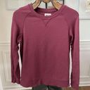 Mulberry Pact Organic Cotton Crewneck Sweatshirt Plum  M Photo 0