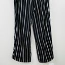 Like an angel  Black White Striped Wide Leg Dress Slacks Pants SZ Small 28" Waist Photo 11