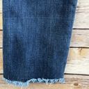 CAbi  Cropped High Straight Distressed Raw Hem Blue Jeans #5495 Size 4 Photo 3