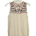 Blu Pepper  SLEEVELESS BOHO TANK TOP EMBROIDERED FLORAL SIZE MEDIUM Photo 0