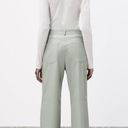 ZARA FAUX LEATHER STRAIGHT LEG PANTS Photo 4