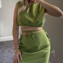 Two Piece Wrap Set Green Size L Photo 0