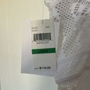 Becca NWT  by Rebecca Virtue Color Play White Crochet One Piece Swimsuit Photo 4