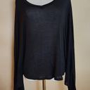 Solemio Black Bat Wing Sweater, Women's S Photo 4