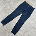 J.Jill  Women’s Skinny Denim Jeans Pants Mid-Rise Dark Blue Cotton Size 2 Photo 1