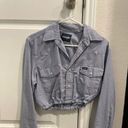 Wrangler RARE Buckskins Babes Crop Pearl Snap  Photo 0