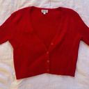 Beginning Boutique Rumi Rib Knit Cardi Red Photo 0