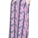 Pink Rose  Dress Large Dusty Pink Floral Spaghetti Strap Lined New Photo 5