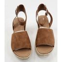 Soda  Topic-S Womens Fashion Ankle Strap Buckle Platform Sandals Size 8.5 Tan Photo 2