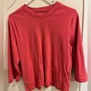 Orvis  Long Sleeve Tee Shirt Medium Rust Pima Cotton Blend VGUC Photo 0