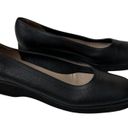 Salvatore Ferragamo  Vintage 90s Black Pebbled Leather Slip On Platform Loafers Photo 1