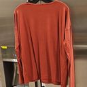 Girlfriend Collective 💕💕 Sleep Long Sleeve Tee ~ Dusk Red Large L NWT Photo 8