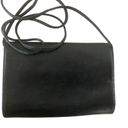 Givenchy Vintage  women’s black leather clutch crossbody bag shoulder bag Photo 3