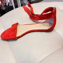 Ivanka Trump Coral Red Sandals Photo 1