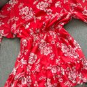 Flying Tomato Red And White Summer Dress Photo 0