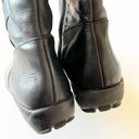 Duo Black Leather Wide Calf Tall Boot Size 39 Full Zip Boots Style 70232 Curvy Photo 11