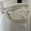 ZARA  practically white, Super Light Blue wash  Straight Leg Jeans size 6 button Photo 8