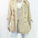 We The Free  Anthro Khaki Pea Trench Jacket M Photo 0