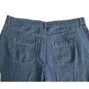 Woman Within NEW  Denim Jeans Size 18W 2X Blue Cotton Pockets Pants Zipper Button Photo 5