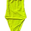 Good American 90s One Piece Swim Neon Yellow Photo 3