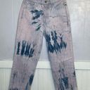 Gap  Cheeky Straight Jean Womens  2 26 Tie Dye High Rise Cropped Ankle Denim Raw Photo 0