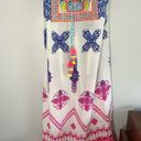 Rococo  Sand Beach Maxi with Multicolor Aztec Print and Tassle Ties Photo 2