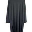 Carly Jean Los Angeles  CJs Favorite Ribbed Cardigan Charcoal Gray Size XXL Photo 8