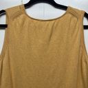 Coldwater Creek  Silk Cotton Blend Women's Mustard Sweater Vest Size 2X Stretch Photo 5