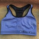 Calvin Klein Blue and black reversible sports bra never worn Photo 1