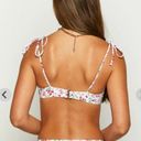 Beginning Boutique Pink Floral Bikini Top Photo 2