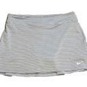 Nike Dri Fit Precision Print Striped Skort Gray Large Athletic Stretch PGA Photo 0