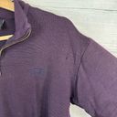 Icebreaker 100% Merino Wool Womens size 12 1/4 Zip Pullover Sweater Purple Flaws Photo 5