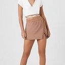 Forever 21 Active Skirt Tan, Front Slit Mini Skort Photo 0