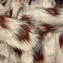 Yoki Nwt  New York Outerwear Collection 100% Vegan Fur Cow Print Fuzzy CoatJacket Photo 12