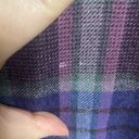 Pendleton Vintage  Purple Tartan Wool Midi Pencil Skirt Plaid Size 14 Made USA Photo 2