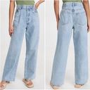 AGOLDE  Womens Dax Upsized Wide Leg Pleated Light Wash Jeans in Sideline 31 Photo 8