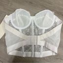 American Vintage vintage white lace corset by gelmart size 32B Y2K/2000s era new with tags Photo 3