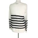 All Saints Lune Lightweight Wool Blend Sweater with Black Stripes Size S NW Photo 3