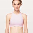 Lululemon Energy Bra High Neck in Pink Glow Photo 0