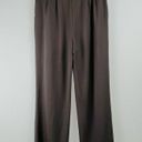 Lafayette 148  New York Brown Wool Wide Leg High Waisted Pants Size 6 28" Waist Photo 1