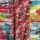 N Natori Lounge Midi Slip On Dress Floral Sleeveless Stretchy Sz S Soft Comfort Photo 5