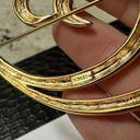 Trifari Lot Of 2 Signed  Gold Tone Brooch Pins Swirl Styles Photo 8