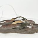 Olukai  Paniolo Brown Leather Sandals Flip Flop Size 8 Women’s Photo 2