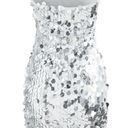 Micas  Sequin Strapless Bodycon Mini Dress Photo 1