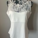 Spanx  Women’s top cami Shapewear lace cream color white size 1X with flawless Photo 2