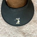 Disney Daisy Duck Vintage 90's Golf Visor Kate Lord  Black One Size Photo 2